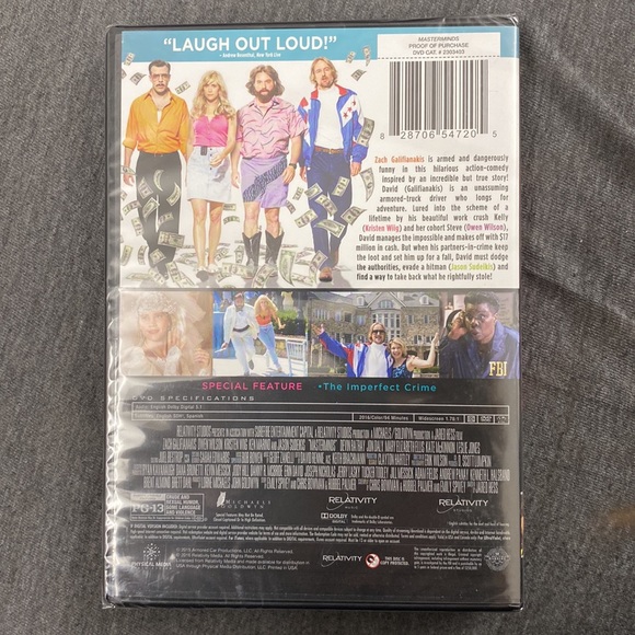 🌸 Masterminds DVD brand new - Picture 2 of 2